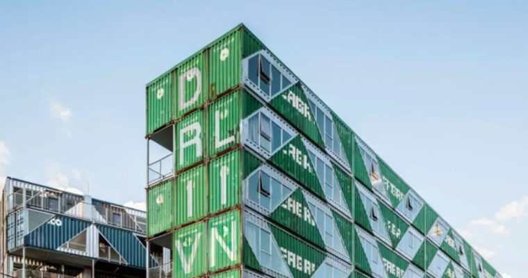 Striking apartment building is made up of 140 shipping containers